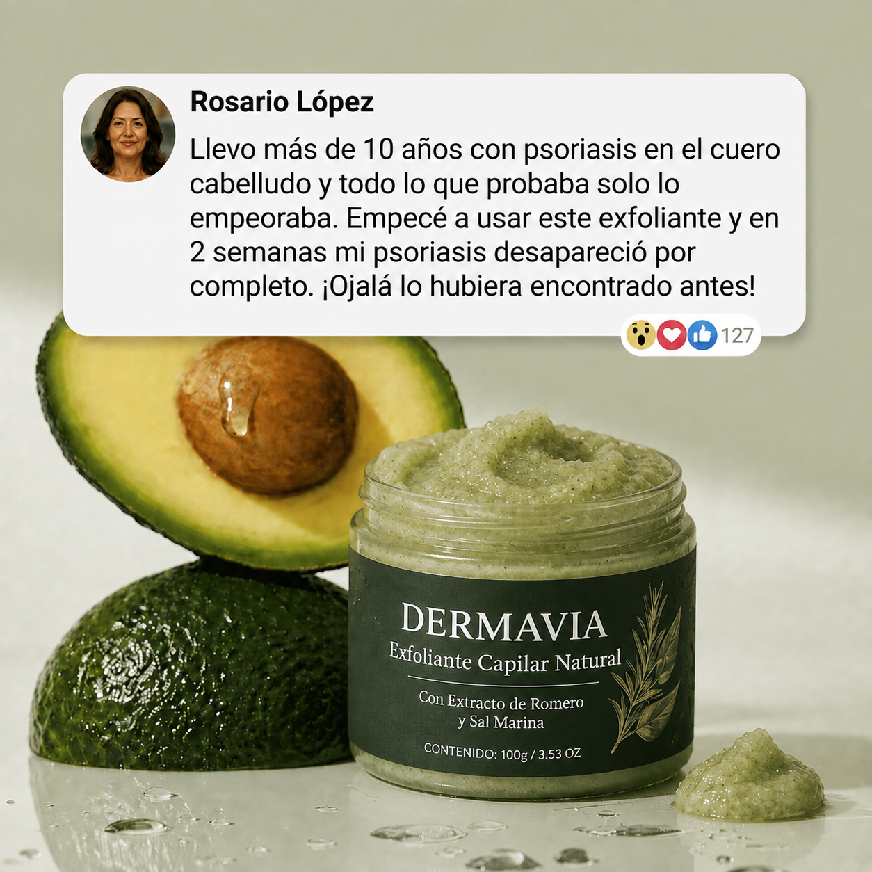 Exfoliante Capilar Natural Dermavia
